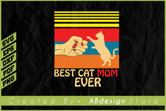Best Cat Mom Ever Vintage Retro T-shirt Review