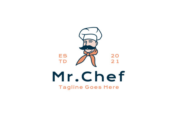 Retro Chef Restaurant Logo Design Review
