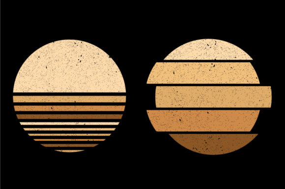 Retro Vintage Sunset Christmas Design Review
