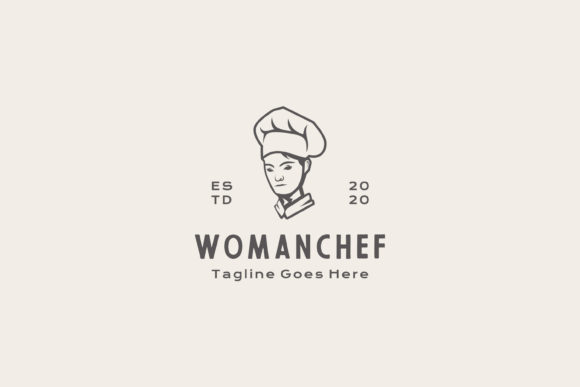Retro Woman Chef Restaurant Logo Design Review
