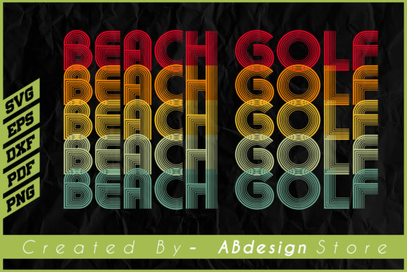Vintage Retro Beach Golf Sublimation Review