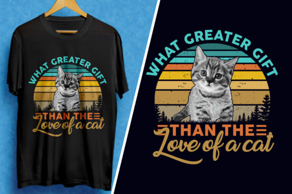 Vintage Retro Cat Lover T-Shirt Design Review
